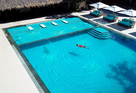 Honeymoon In Swimming Pool Resort